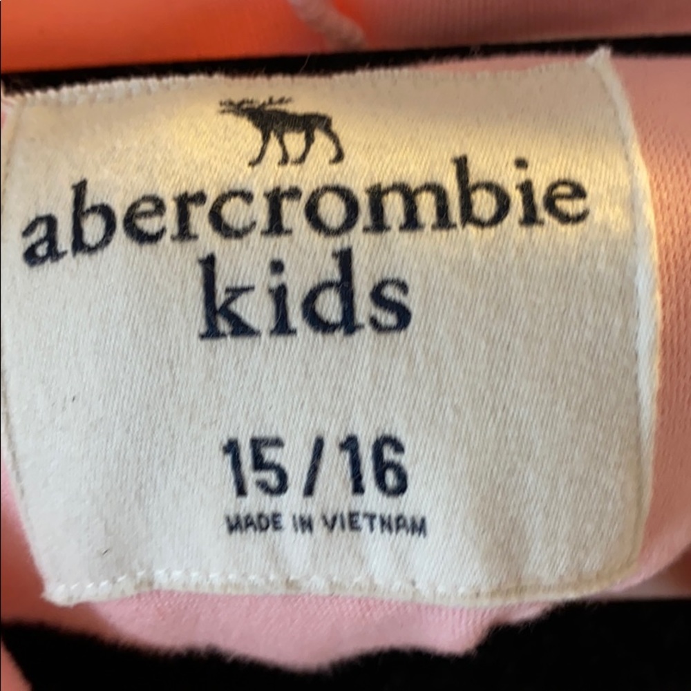Abercrombie&Fitch kids pink jacket size 15/16 - Picture 3 of 3